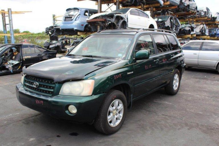 2001 Toyota Highlander Used Car Parts For Sale In South Florida ...